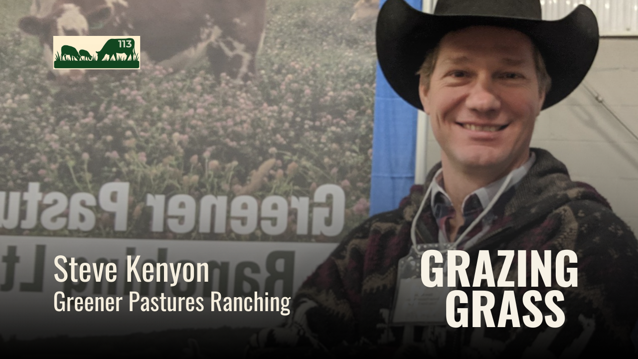 e113. Greener Pastures Ranching with Steve Kenyon