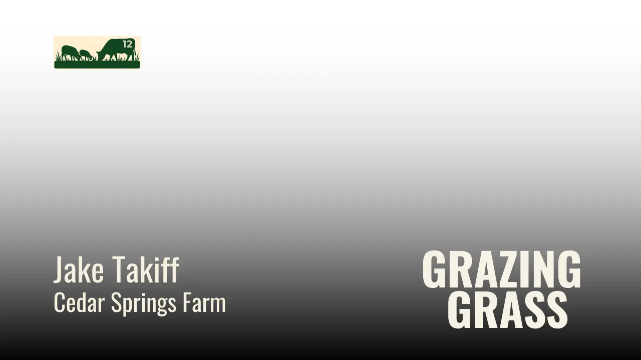 Jake Takiff of Cedar Springs Farm